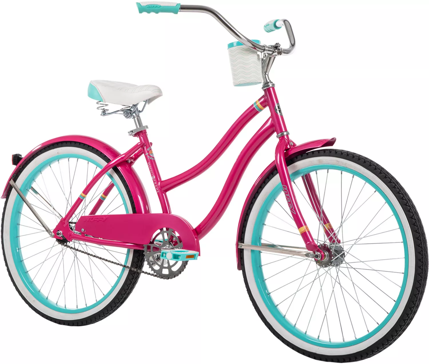 Huffy Damen-Cruiser-Fahrrad „Good Vibrations Perfect Fit 24 Zoll“
