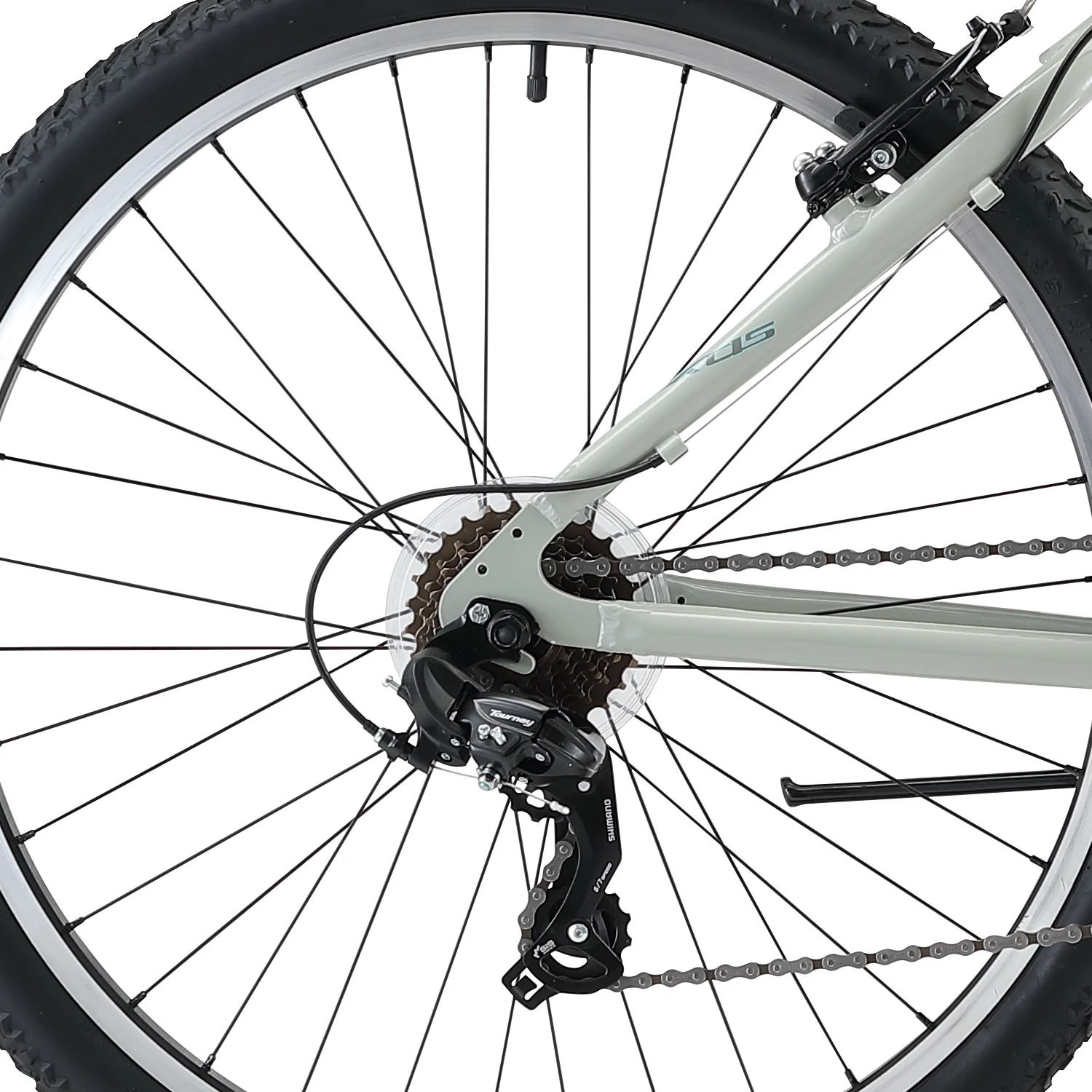 XDS Traveler, 21-Gang-Tiefeinsteiger-Mountainbike, 26 Zoll, Aluminium, Unisex, Grau - Image 3