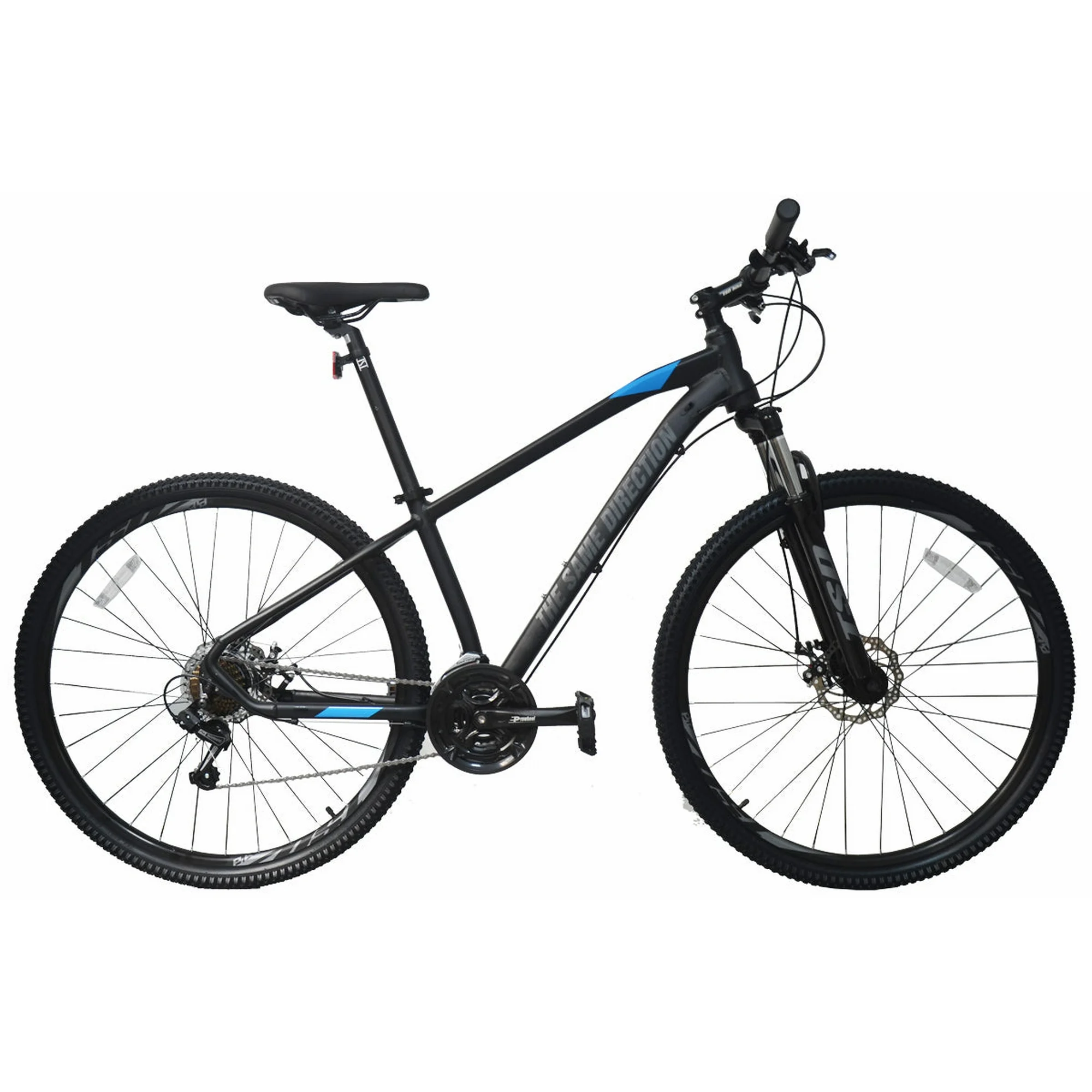 TSD Bicycles 29" Mountainbike, Schwarz/Blau - Image 3