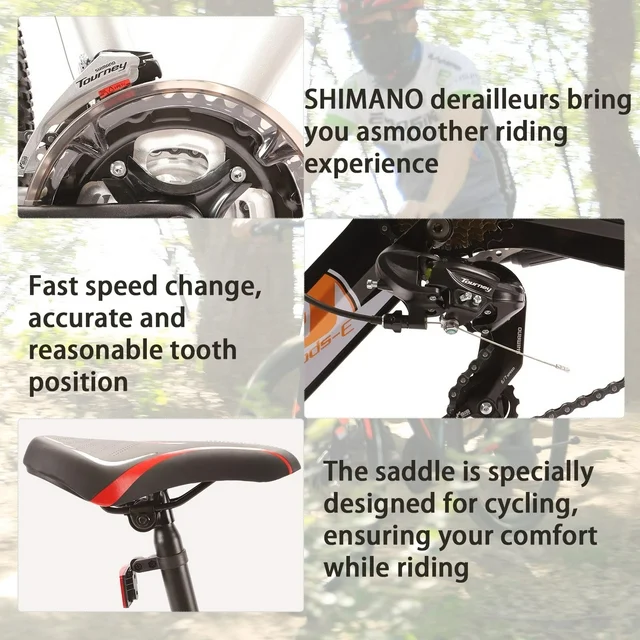 Mountainbike, Aluminium-Herrenfahrrad, 21 Gänge, 29"-Räder für Erwachsene und Damen - Image 2