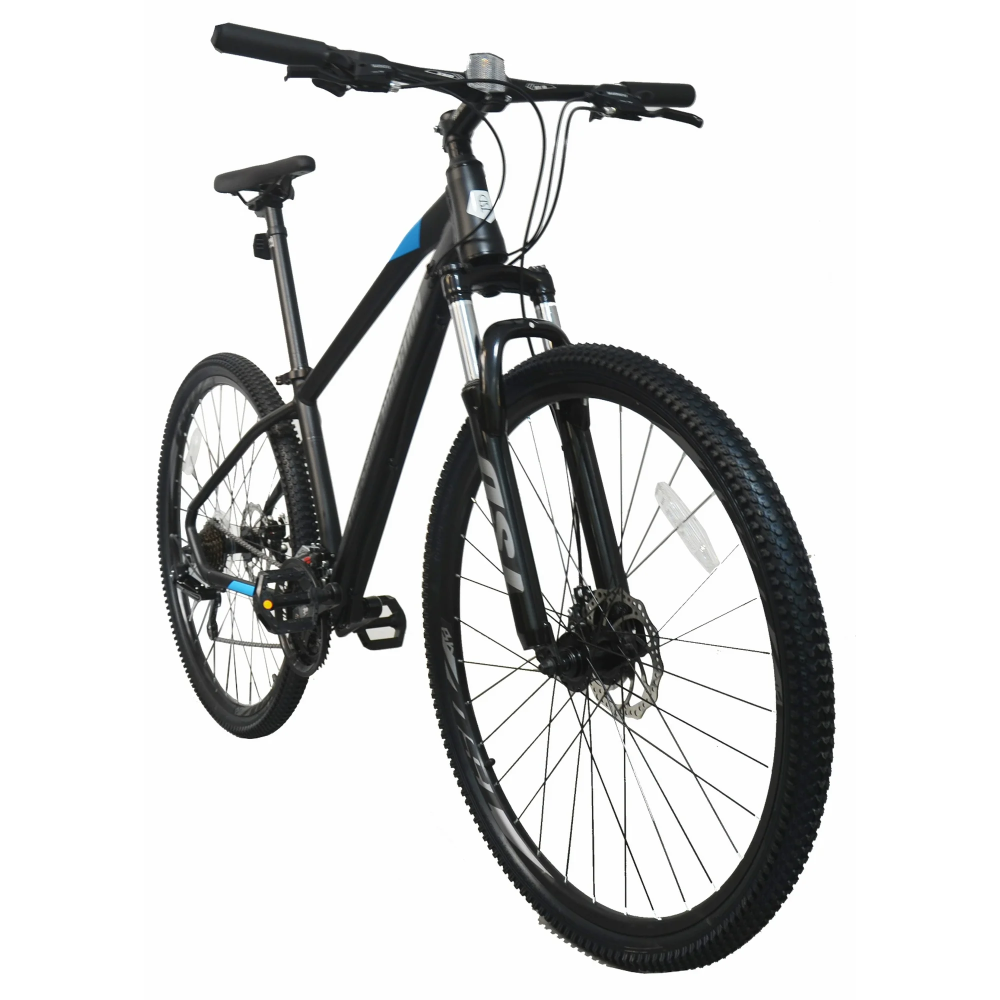 TSD Bicycles 29" Mountainbike, Schwarz/Blau
