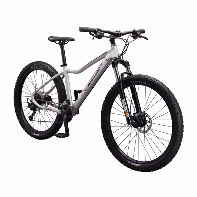 Mongoose Tyax 27.5 Small Sport Erwachsenen-Unisex-Mountainbike, 27,5 Zoll, Grau