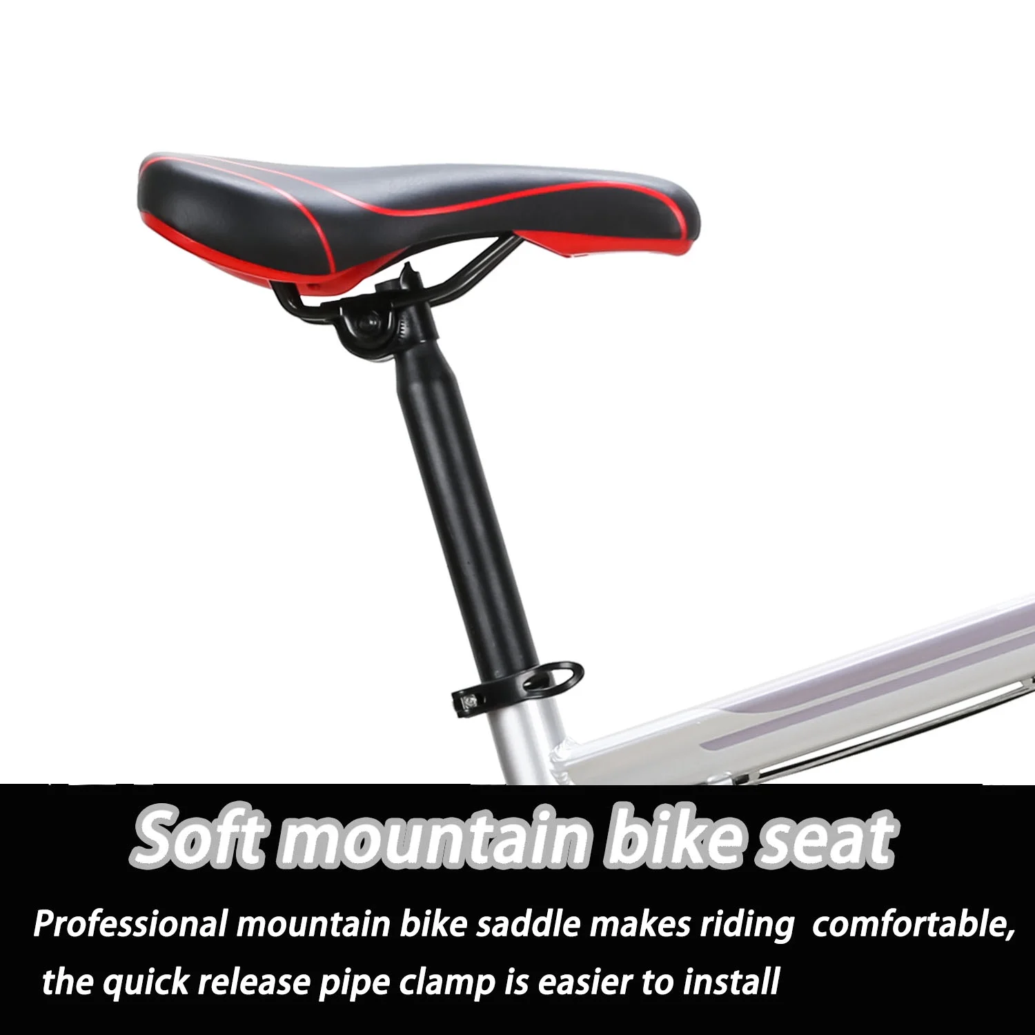 Eurobike Aluminium-Mountainbike, 21 Gänge, 29 Zoll, für Damen und Herren, Silber - Image 4