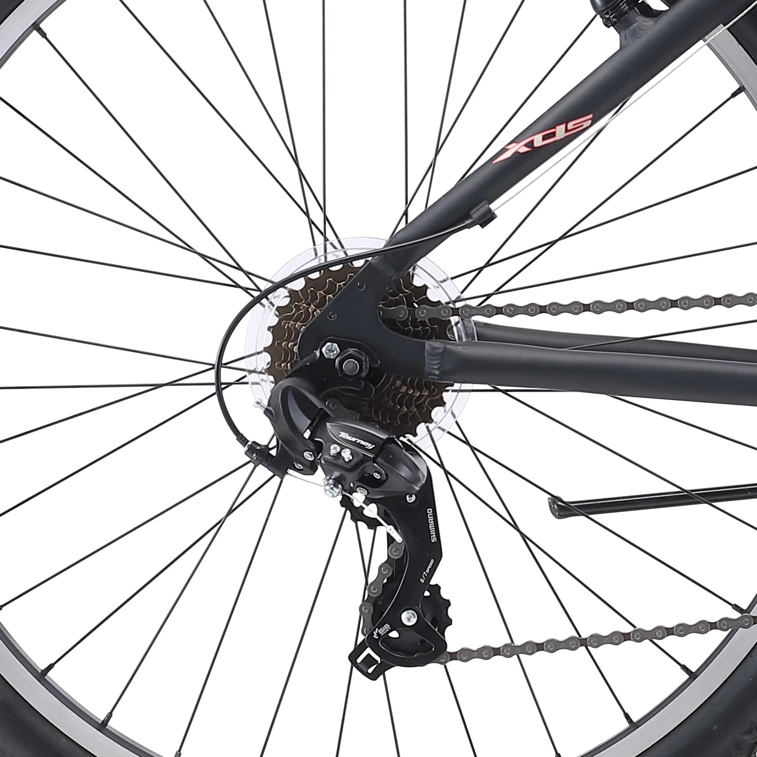 XDS Traveler, 21 Gänge, 26", Aluminium-Mountainbike, Unisex, Mattschwarz - Image 4