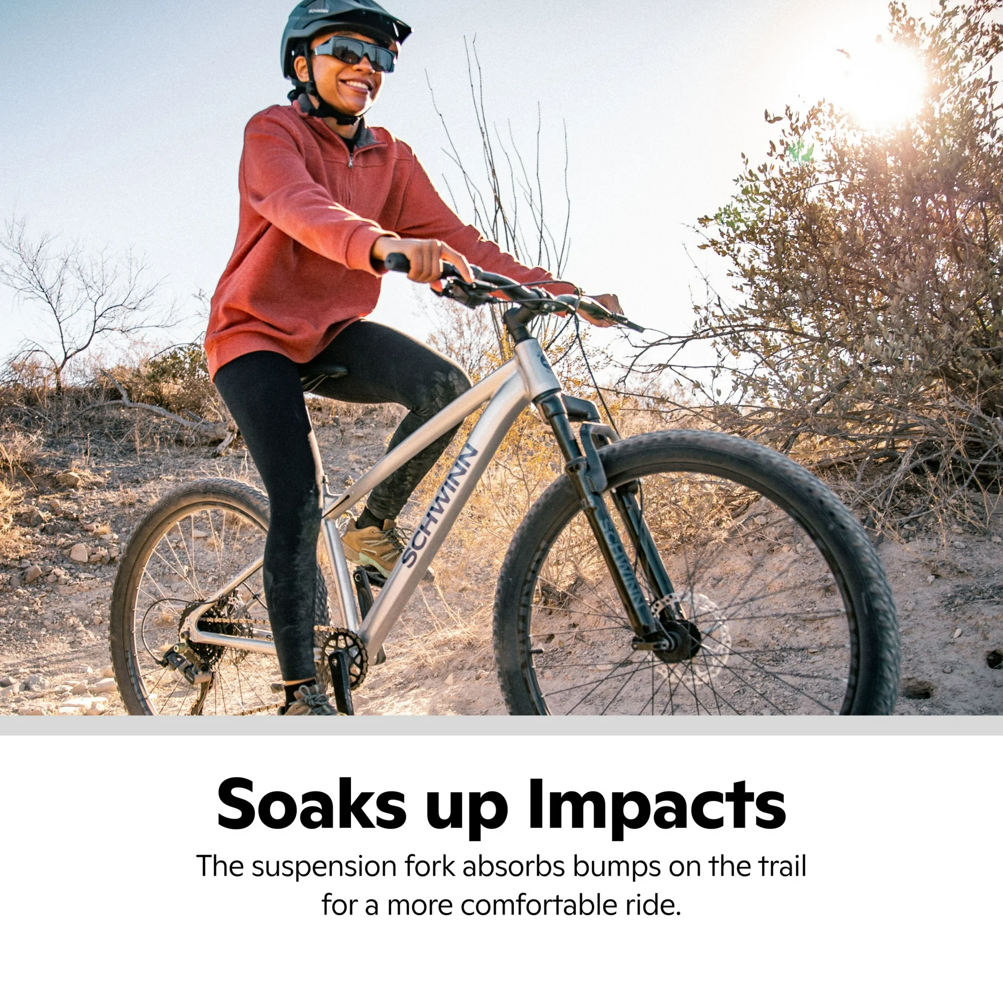 Schwinn Axum Sport Herren-Mountainbike, 27,5 Zoll, Rahmengröße M, Blau - Image 3